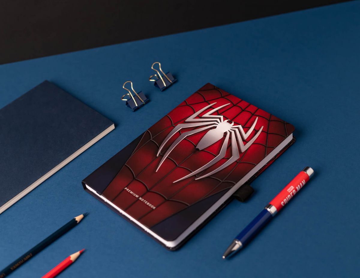 Marvel SpiderMan hard cover A5 dotted Movie Notebook 148x210 mm