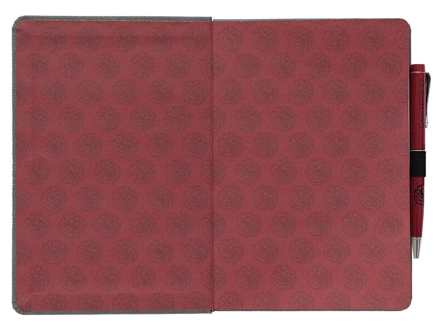 Game of Thrones House Targaryen A5 Pen and Dotted Leather Journal Movie Notebook 148x210 mm