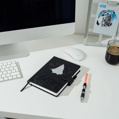 Star Wars Darth Vader Lightsaber Pen and A5 Journal  Movie Notebook 210x141 mm