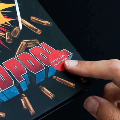 Marvel Deadpool Hardcover Journal Led Light Up Notebook 148x210 mm