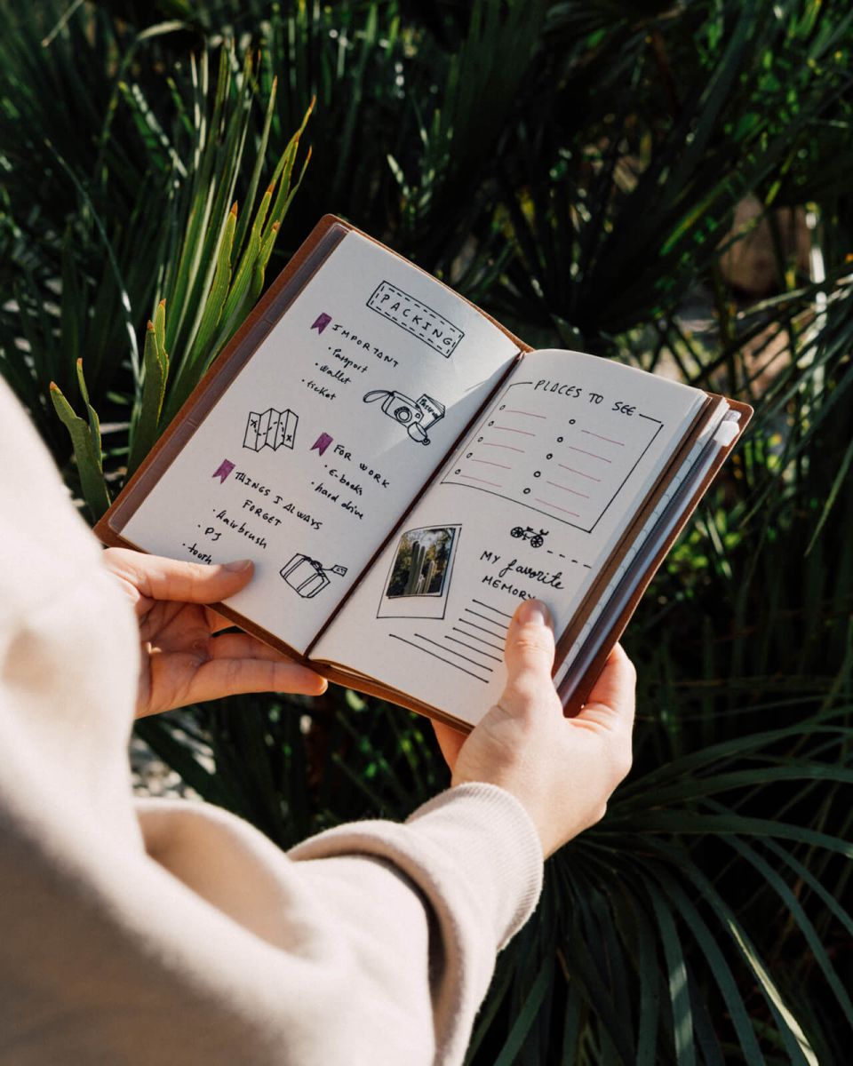 One Piece Gift Travel Journal Leather Notebook 117x196 mm