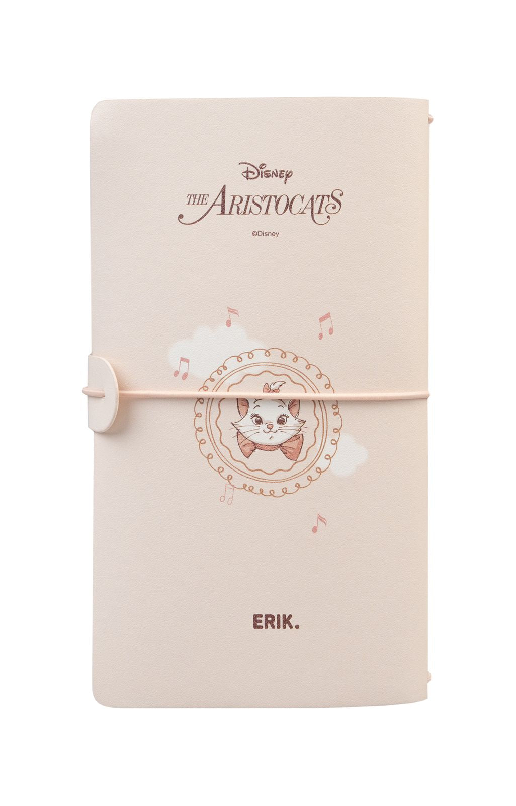 Disney Aristocats Bonjour Marie Leather Travel Journal Notebook 117x196 mm
