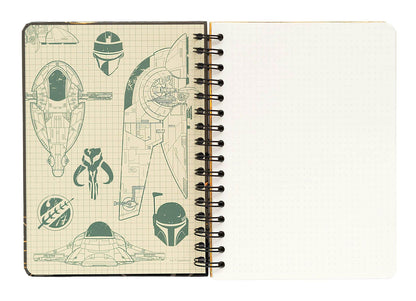 Star Wars The Book Of Boba Fett A5 Hardcover Bullet Journal Dotted Movie Notebook 148x210 mm