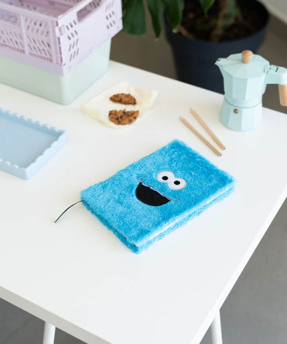 Sesame Street Cookie Monster A5 Notebook Plush Cover Journal Animated Movie Notebook 148x210 mm