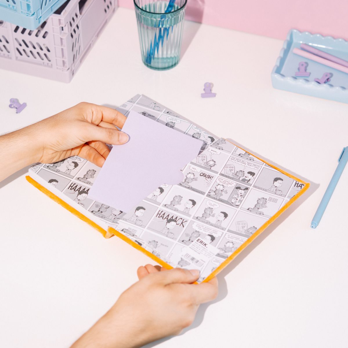 Garfield Cat Stationery A5 Notepad Lined Hardback Journal Sketchbook Cat A5 Notebook 148x210 mm