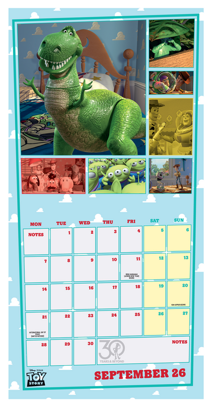 Disney Toy Story Wall Calendar 30x30cm Calendar 30 x 30 cm | 11,8 x 11,8 in