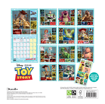 Disney Toy Story Wall Calendar 30x30cm Calendar 30 x 30 cm | 11,8 x 11,8 in