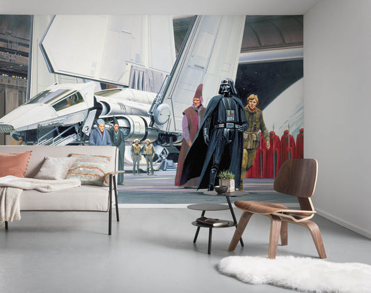 Star Wars  Death Star Shuttle Dock Non-Woven Wallpaper Mural 500 cm x 250 cm |196" x 98"|