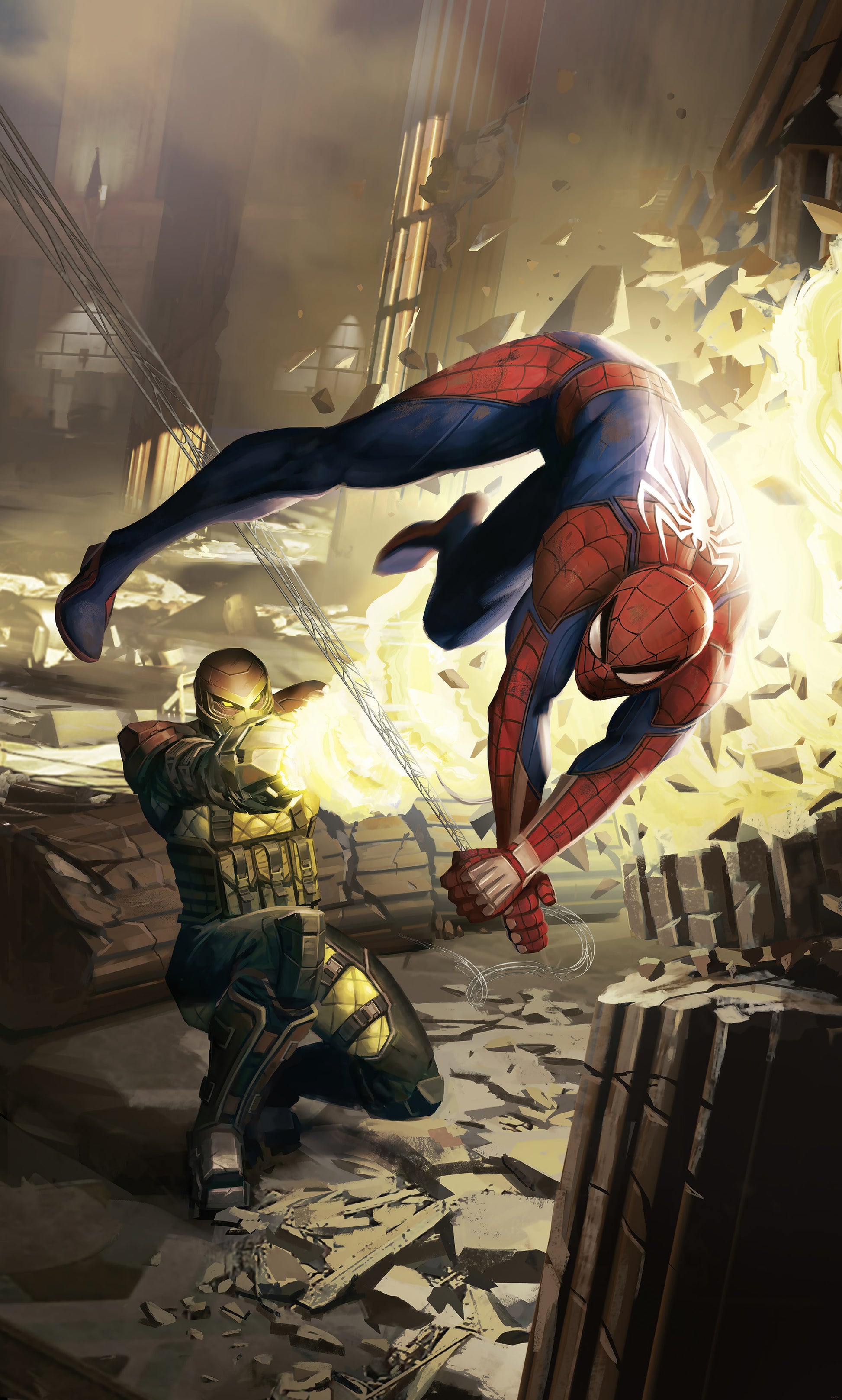 Marvel Spider-Man Fighting Teen room