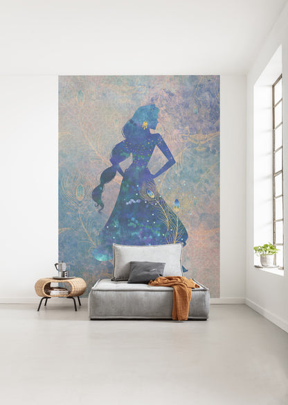 Disney Jasmin Silhouette Bedroom Children Non-woven photo wallpaper 200 cm x 280 cm | 79" x 110"
