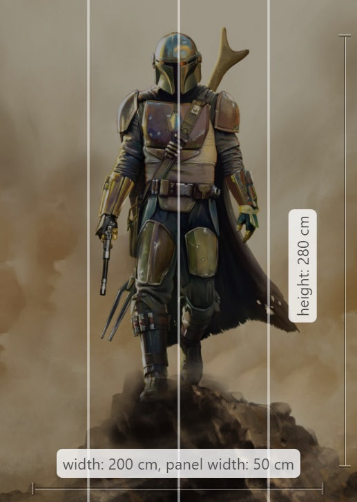 Star Wars  The Mandalorian The Hunter XL Non-Woven Wallpaper Mural 200 cm x 280 cm (78" x 110")