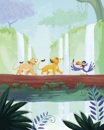 Lion King Classic Waterfall Non-woven photo wallpaper 