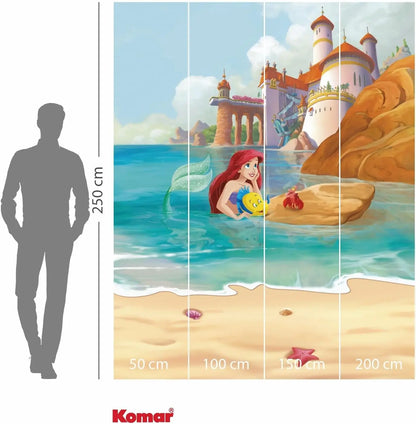 Disney Ariel Daydream Girl Bedroom Non-Woven Wallpaper Mural 200 cm x 250 cm (78" x 98")