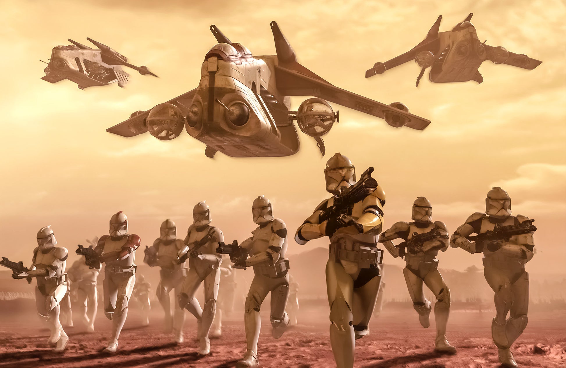 Non-Woven Wallpaper Mural Star Wars decor