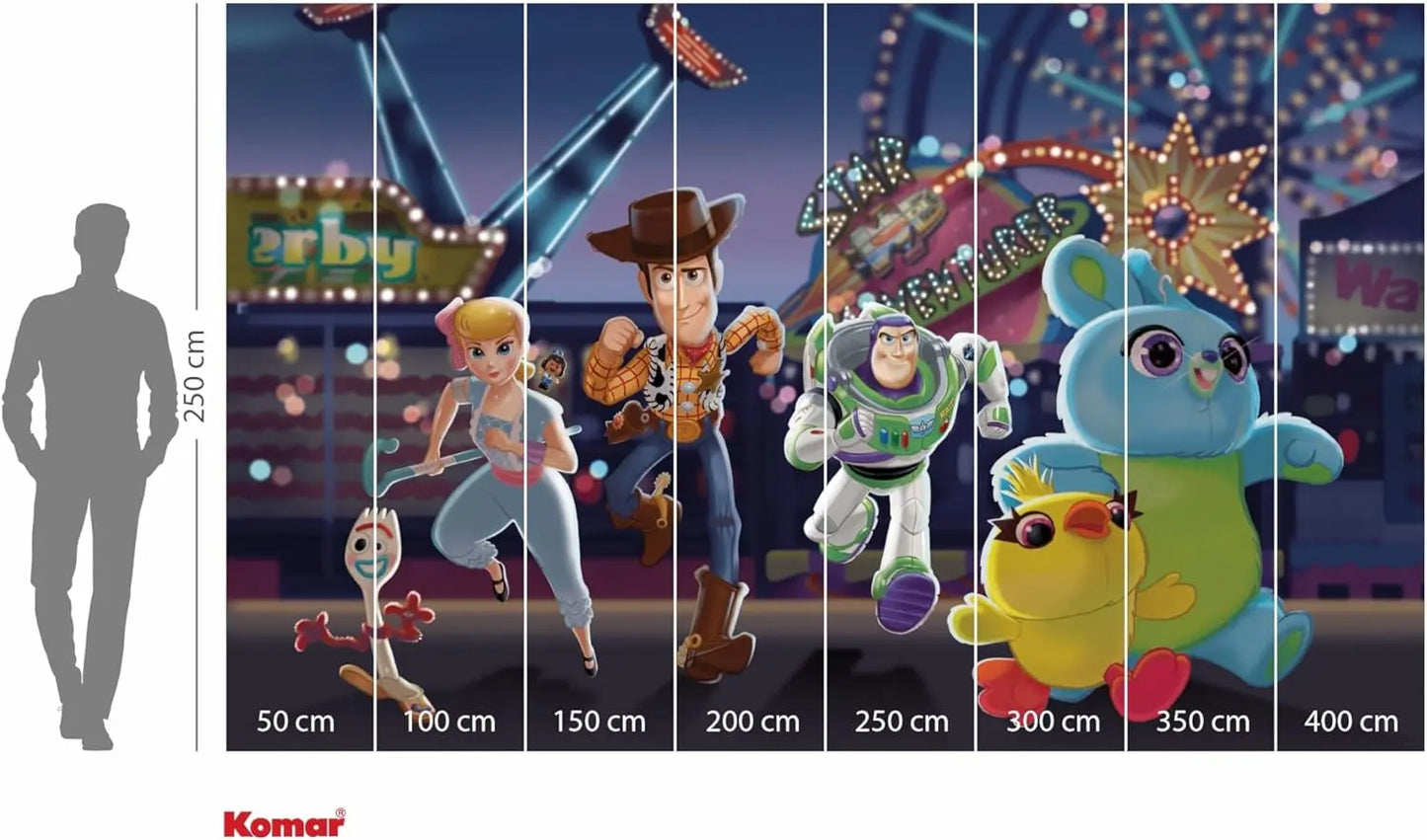 Disney and Pixar Toy Story Team Non-Woven Wallpaper Mural 400 cm x 250 cm | 157" x 98"