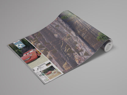 Disney Pixar Cars Every Road has a Story Non-woven photo wallpaper 400 cm x 250 cm | 157" x 98"