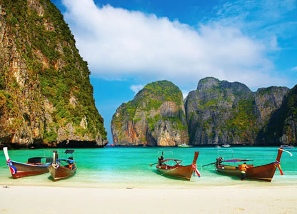 Maya bay Thailand  Photo Wallpaper 