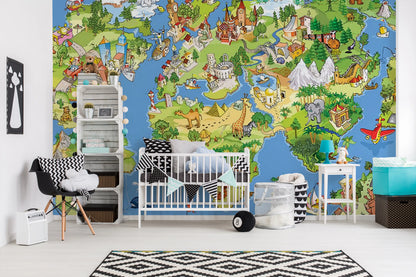 Map of the World Photo Wallpapers