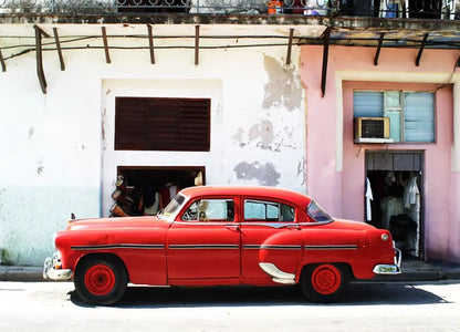 Havana Cuba Street View Photo Wallpaper (W x H) 254cm x 183cm (100" x 72")