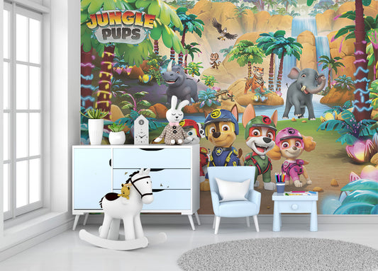 Paw Patrol Jungle Pups Animated Movie Paper Photo Wallpaper 252x182cm (8'3" x 5'12") W x H