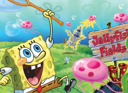 SpongeBob SquarePants Underwater City of Bikini Bottom Photo Wallpaper 252x182 cm | 99.2 x 71.6 inch W x H