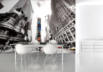 Times Square Vintage New York Street Photo Wallpaper