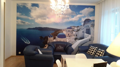 Santorini Holiday Destination Seaside Photo Wallpapers