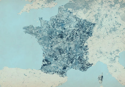 France Photo Wallpaper view from sapce