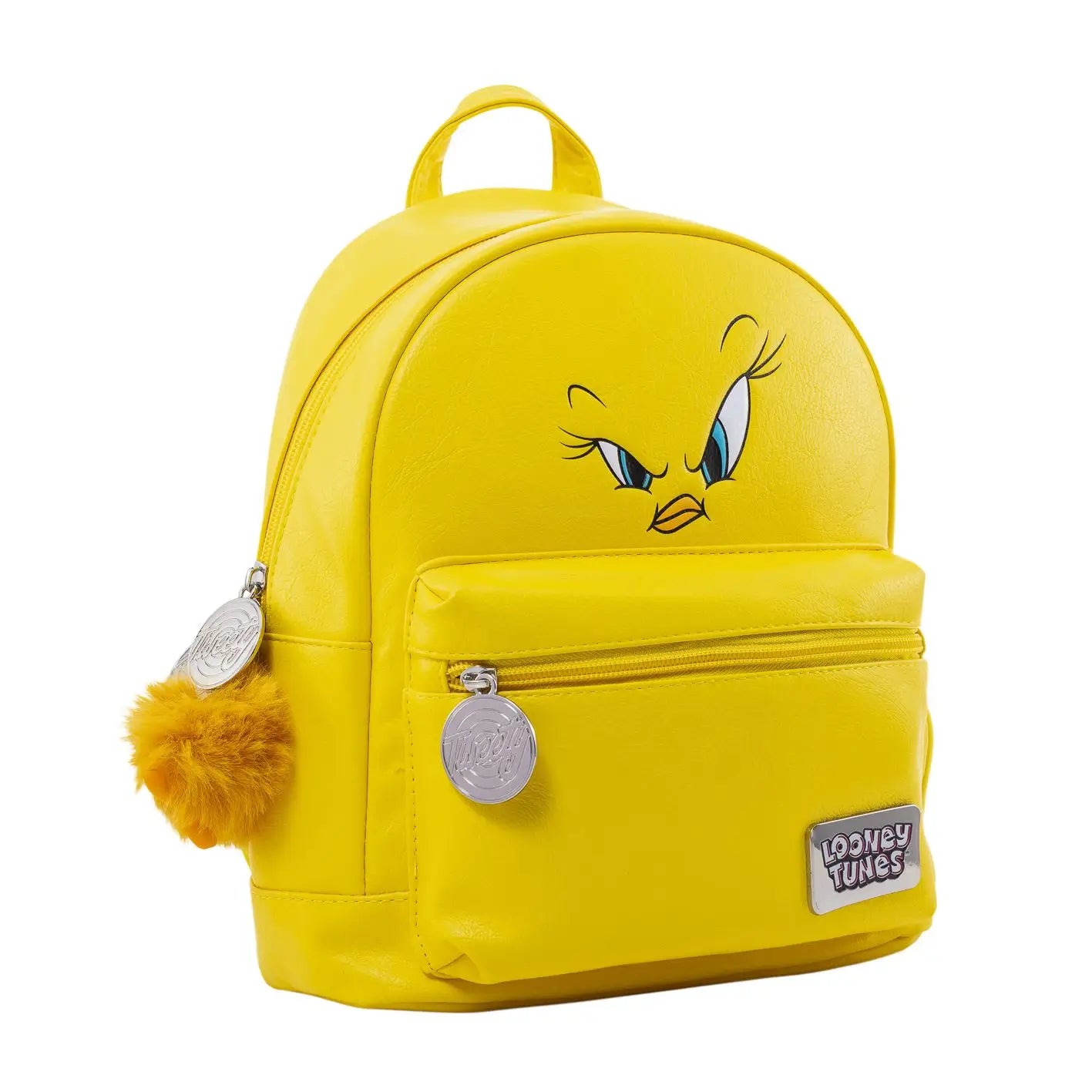 Looney Tunes Tweety Yellow Faux Leather Backpack 23x29x14 cm