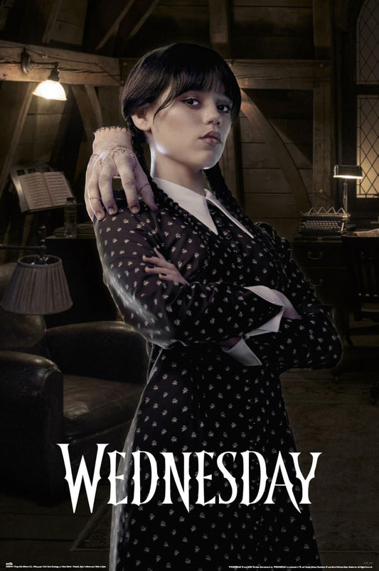 Wednesday Addams Thing Poster 61x91.5 cm | 24x36 inch W x H