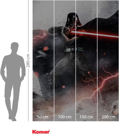 Star Wars Vader Dark Forces Non-Woven Wallpaper Mural 200 cm x 280 cm (78" x 110")