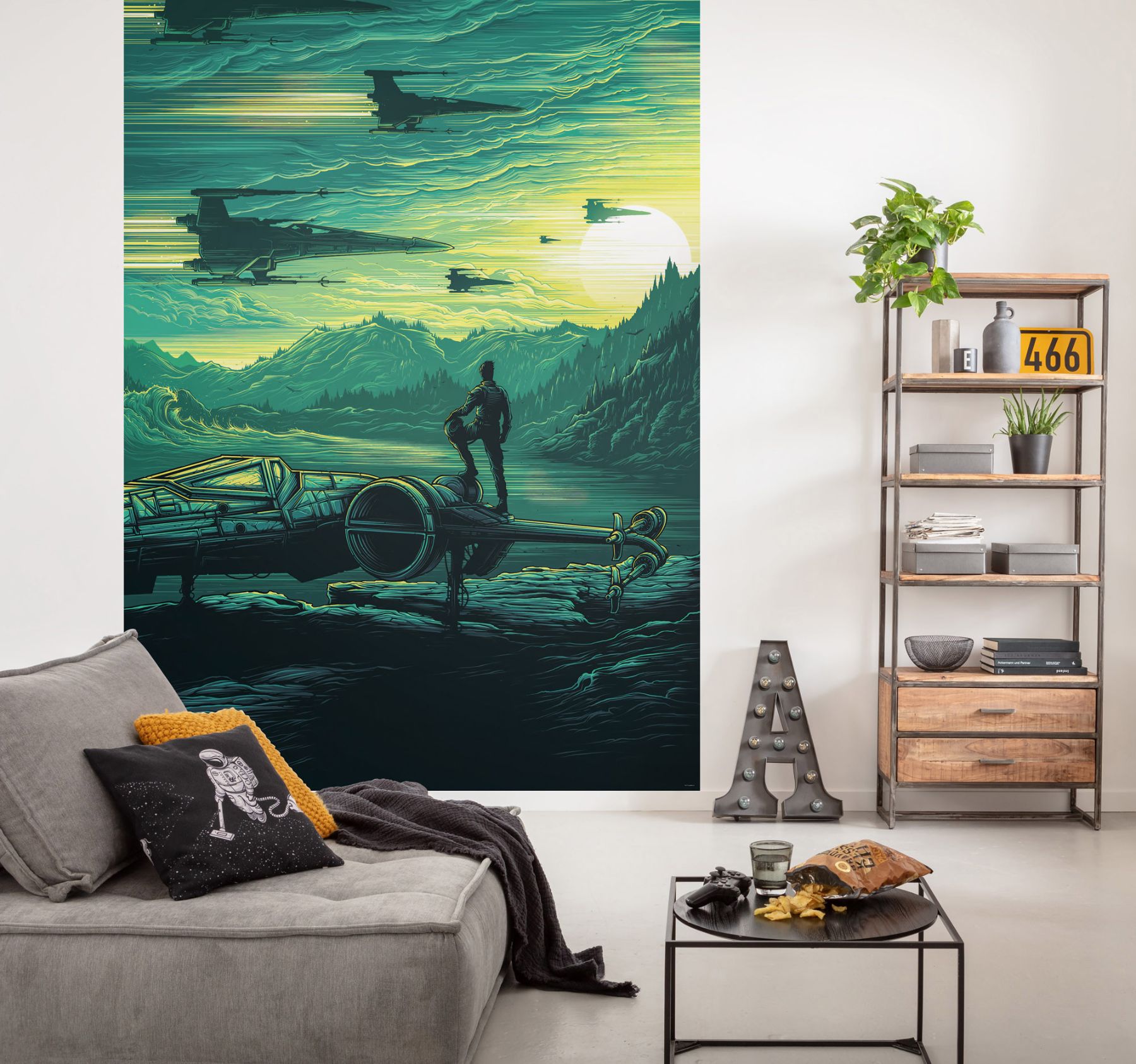Star Wars X-Wing Assault Takodana Non-Woven Wallpaper 