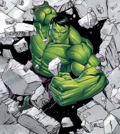 Marvel Hulk "Punching the wall" Non-Woven Wallpaper Mural 250 cm x 280 cm (98" x 110")