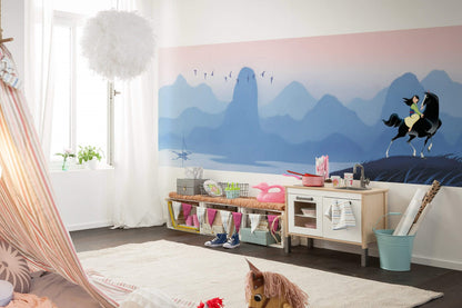 Disney Mulan Hills panoramic Non-Woven Wallpaper Mural 300 cm x 100 cm (118" x 39")