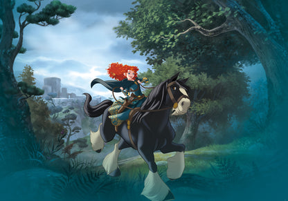 Disney Princess Merida Girly Bedroom Children Non-woven photo wallpaper 400 cm x 280 cm | 157" x 110"