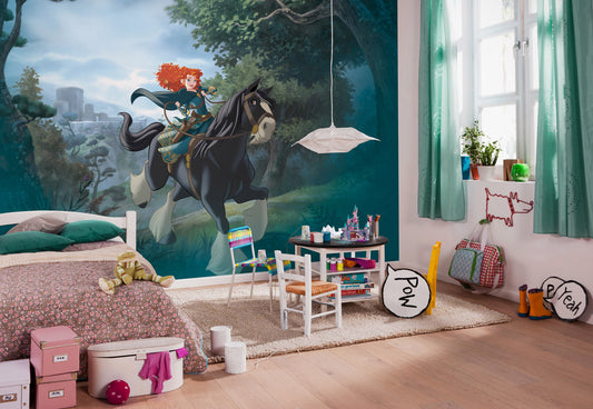 Disney Princess Merida Girly Bedroom Non-woven photo wallpaper Disney