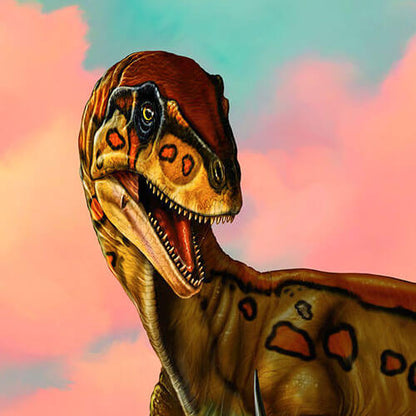National Geographic Gastonia Pursued Dinosaurs Non-Woven Wallpaper Mural 200 cm x 280 cm (78" x 110")