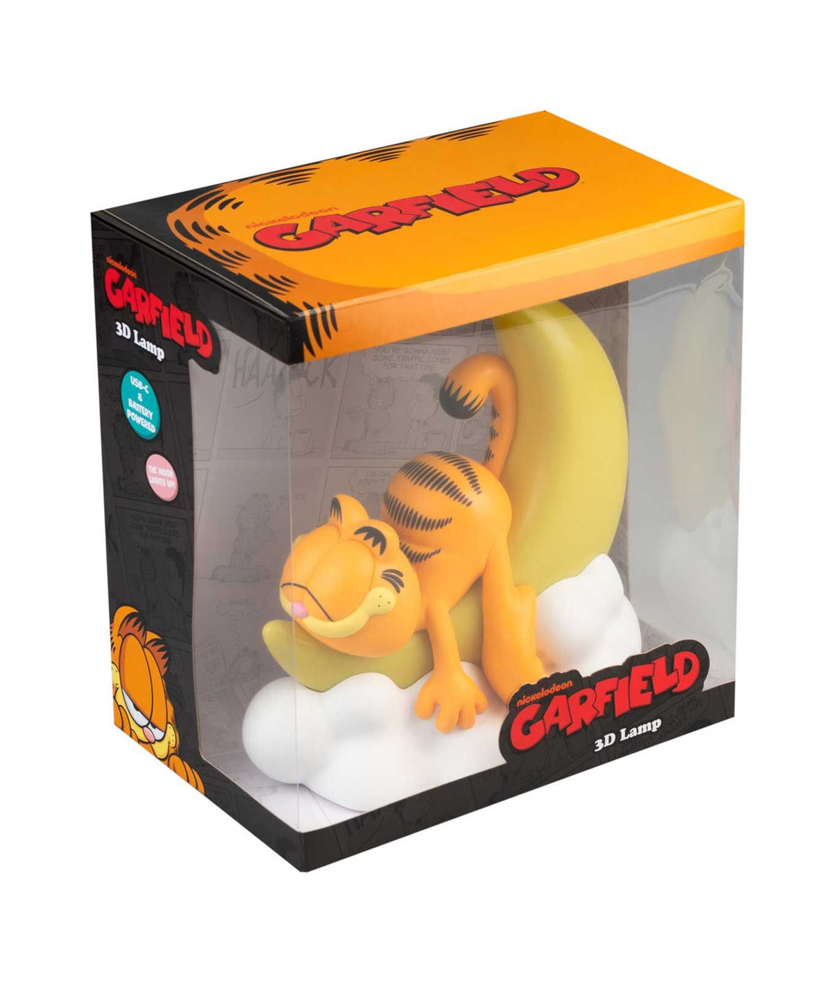 Garfield Gifts for Cat Lovers Night Light Bedside Mood Lighting Lamp 20x22x13,2 cm