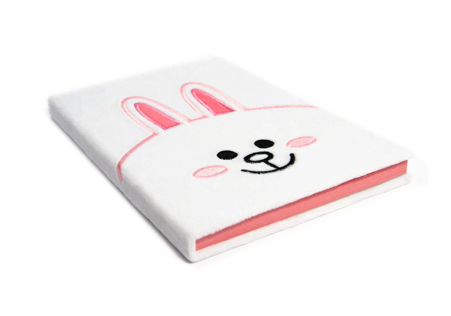 Line Friends Cony Plush Lined Hardback A5 Plush Notebook 148x210 mm