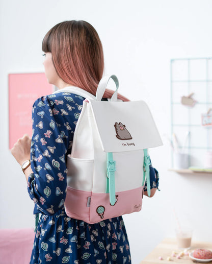 Pusheen Cat Rose Collection School Bag Rucksack Cool Gifts Backpack 35x38x11 cm