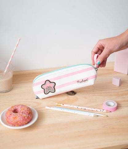 Pusheen White and Pink Pencil Case 225x90x50 mm