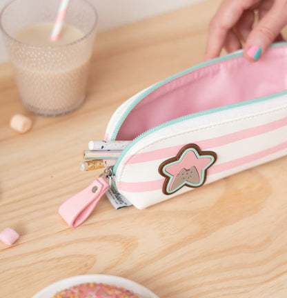 Pusheen White and Pink Pencil Case 225x90x50 mm