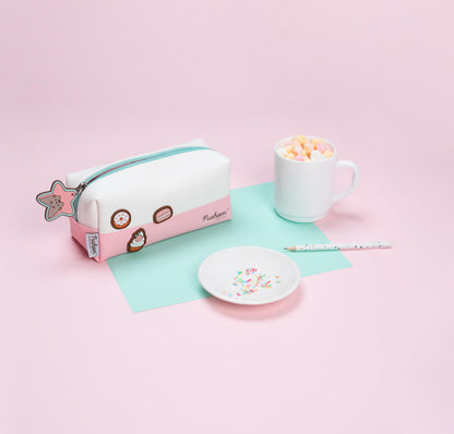 Pusheen Cat Cosmetic Pouch for Girls and Women Pencil Case 90x185x70 mm