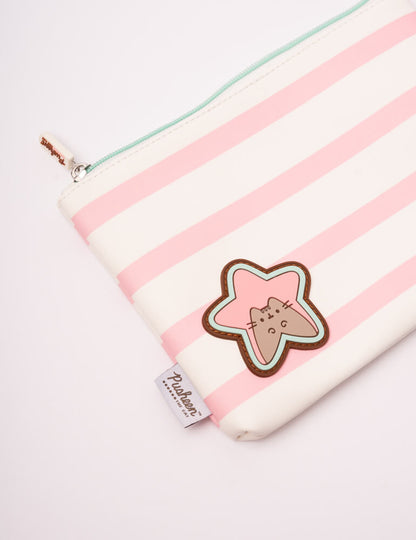 Pusheen Cat Pink Girly Pencil Case 23x17x2 cm