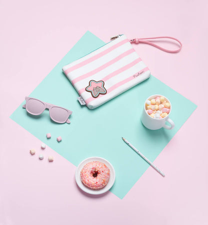 Pusheen Cat Pink Girly Pencil Case 23x17x2 cm