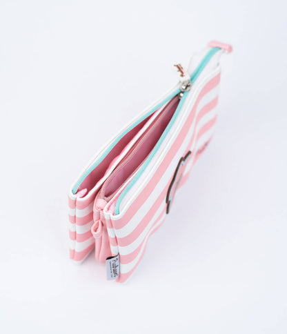 Pusheen Cat Pink Star Girly Pencil Case 215x120x17 mm