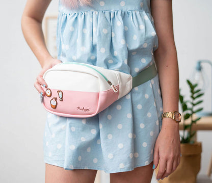 Pusheen Adjustable Pink Bumbag Waist Bag Belt Travel Bag Pencil Case 150x335x45 mm
