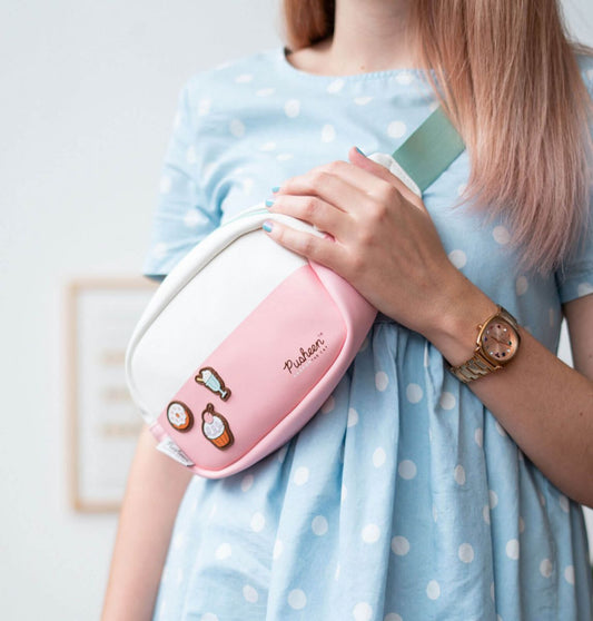 Pusheen Adjustable Pink Bumbag Waist Bag Belt Travel Bag Pencil Case 150x335x45 mm