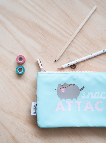 Pushee Snack Attack Pink Mint Pencil Case 215x125x30 mm