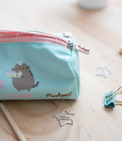 Pusheen Pink Mint Pencil Case 210x85x85 mm